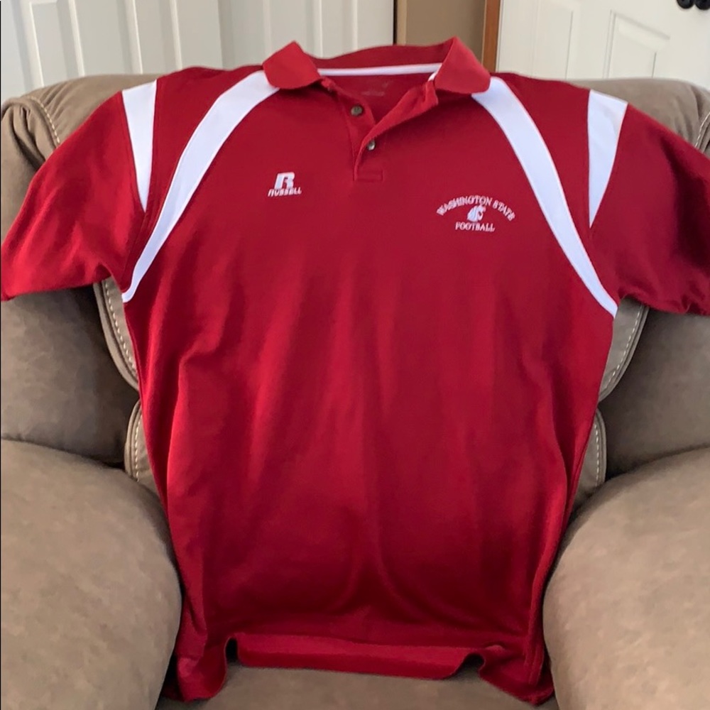 WSU Football Polo shirt-Mens XL